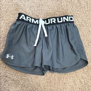Under Armour Girls Gray Shorts